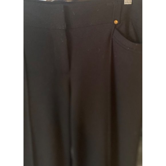 Cache Women's Black Modern Mid Rise Skinny Straight Leg Dress Pants Size 10 - Picture 2 of 6